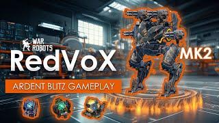 War Robots | Ardent Blitz MK2 Gameplay with Sheriff Magnetar Weapons | RedVoX WR