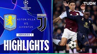 HIGHLIGHTS - Aston Villa vs Juventus | UEFA Champions League 24/25 | TUDN