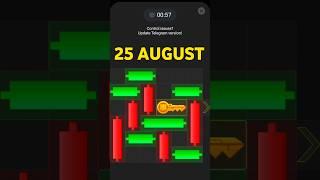 Hamster Kombat Mini Game 25 August Today