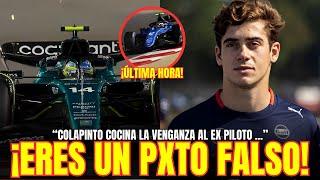 ¡COLAPINTO ESTA PREPARANDO la VENGANZA al EX COPILOTO DE F1 ...!