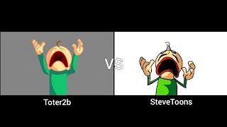 StOp bReAkInG mY vAaAaaAsE Part 2 (Toter2b vs SteveToons)