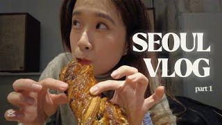 Seoul Vlog (Part 1): Myeongdong night market, Seongsu, Food, Color Analysis, Olive young, Ppeum