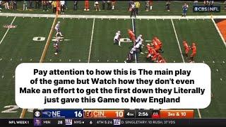 Rigged Cincinnati Bengals vs New England Patriots WEEK 1 | YOU CAN TELL SOMETHING WASN'T RIGHT #nfl