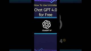 How to Use Chat GPT 4 For Free #technology #ytshorts