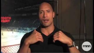 Dwayne Johnson and Chris Massoglia