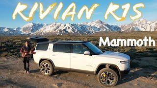 Rivian R1S - Mammoth Road Trip & Car Camping | Tyler Townsend Travel