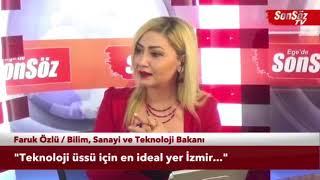 BAKAN ÖZLÜ, EGE'DE SON SÖZ TV CANLI YAYINDA