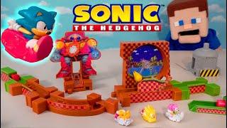 Sonic the Hedgehog Go-go Racers Super Deluxe Jakks Playset & Mini Launchers Set