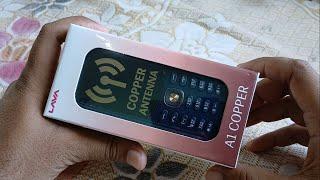 lava A1 COPPER new keypad mobile phone 2024.