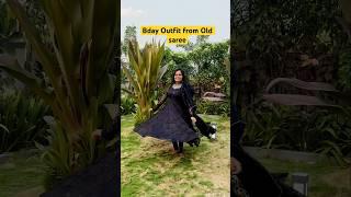 Birthday outfit from my old saree #viral #trending #fashion #youtubeshorts #shortvideo #ytshorts #yt