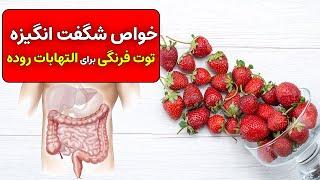 التهابات روده و معده رو می تونی با توت فرنگی درمان کنی! + فواید و خواص بی نظیر توت فرنگی