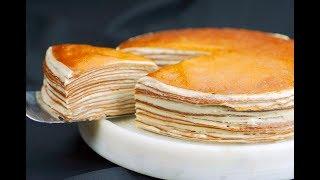 乌龙茶千层蛋糕 Oolong tea crepe cake