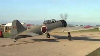 A6M2 Model 21 Zero before takeoff at EAA Airventure 2010