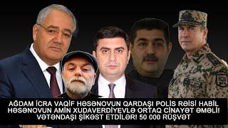 19.9.24 POLİS RƏİSİ HABİL HƏSƏNOV KİLLER AMİN XUDAVERDİYEVİN ORTAQ CİNAYƏT ƏMƏLİ! VİLAYƏT EYVAZOV...