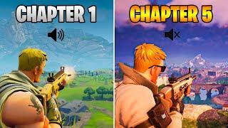 OG Fortnite Sound Effects VS Now (Chapter 1 Season 1 vs Chapter 5 Season 1)