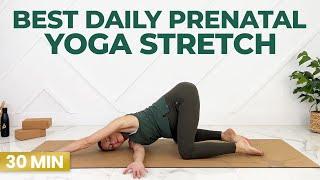 Pregnancy Yoga Stretches // FULL BODY 30-Min Blissful PREGNANCY STRETCHES