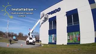 Innovative Signs Rebranding Signage for PEPSICO.