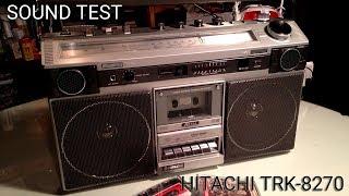 Sound Test HITACHI TRK-8270 aka Padisco-8270 Boombox