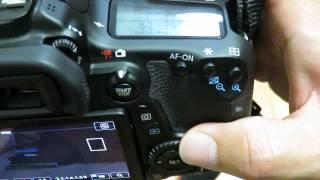 [Canon EOS 70D] of manual operation. Shutter speed, exposure, operation of ISO is like this.