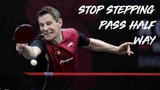 Forehand Cross Step with Robert Gardos | Table Tennis Tutorial