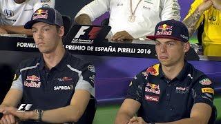 The Drivers Face The Press | Spanish Grand Prix 2016