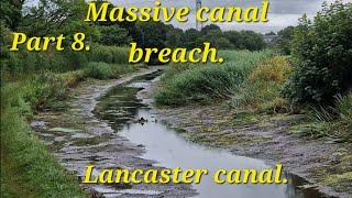 The lancaster canal dramatically drops overnight. My narrowboat journey continues..