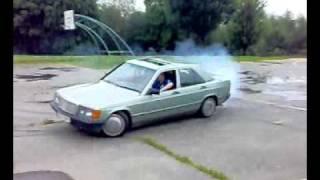 Mercedes 190E 1992 2.0 Litre Burnout Field Niemcza 3