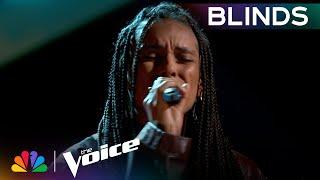 Torre Blake Puts on a Smooth Performance of Erykah Badu's "On & On" | Voice Blind Auditions | NBC