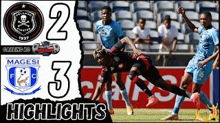 ORLANDO PIRATES vs MAGESI FC Goals & Extended Highlights| Carling Black Label Knockout Cup last 16