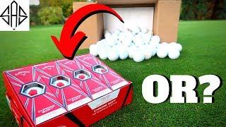 100 LAKE BALLS OR 12 EXPENSIVE GOLF BALLS!?