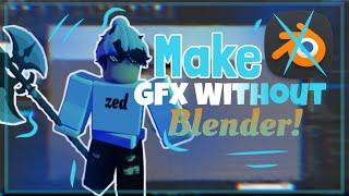 how to make GFX without BLENDER!! | rendered shadows! 2021