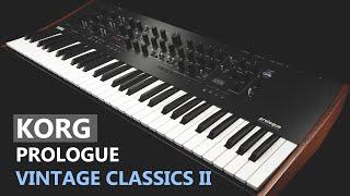 KORG PROLOGUE  - "VINTAGE CLASSICS II" SOUNDPACK (150 patches) - Ambient Space Demo