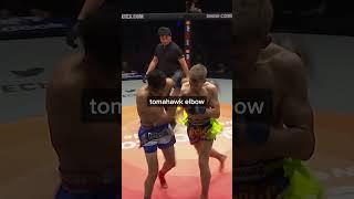 THUNDEROUS ️ Which elbow strike do you think stands out the most in Muay Thai?