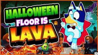  BLUEY - SPOOKY BRAIN BREAK HALLOWEEN The Floor is Lava | Freeze Dance | Jump Battle | Danny Go!