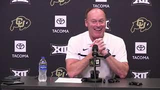 Colorado Football Weekly Press Conference