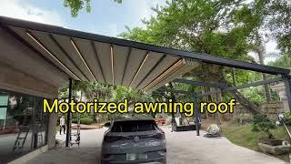 DAVIS Motorized  Retractable Awning Roof