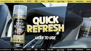 How to use GLOSSBRO QUICK REFRESH [Car interior odor remover / Phytoncide scent]