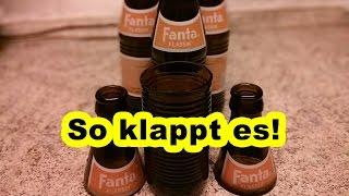 Flasche schneiden mit einem Faden / Schnur | Pommes Män