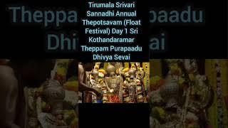 Tirumala Srivari Sannadhi Annual Thepotsavam  Tirumala Hills Tirupati #youtubeshorts