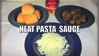 HOW TO MAKE MEATBALL SANDWICH SNACK-A-ROOS Children's Entertainment Video