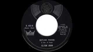 Elton John Skyline Pigeon (stereo-mono) Belgium single