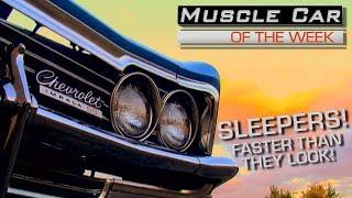 Sleepers! Muscle Cars That Are Faster Than They Look! Muscle Car Of The Week Video Episode 215 V8TV