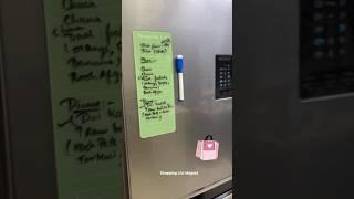 Get Organized: Easy Shopping List Magnet – Stay on Track with Your Grocery List!