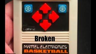 Broken 1978 Mattel Electronic Basketball Restoration