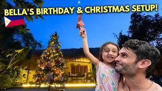 Bella’s Birthday Prep & Our Beautiful ChristmasTree in the Philippines!