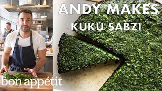 Andy Makes Kuku Sabzi (Persian Frittata) | From the Test Kitchen | Bon Appétit