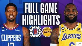 Los Angeles Clippers vs Los Angeles Lakers FULL GAME HIGHLIGHTS｜2022-23 NBA Season｜1/24 2023