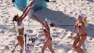 USA's Kristen Nuss, Taryn Kloth denied a bid to QFs in shocking upset | Paris Olympics | NBC Sports