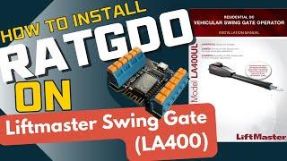 How to Install RATGDO on Liftmaster Swing Gates