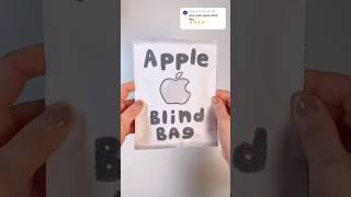 Apple Blind Bag opening #ASMR #blindbag #papercraft #paperdiy #papersquishy #craft #kawaiicraft